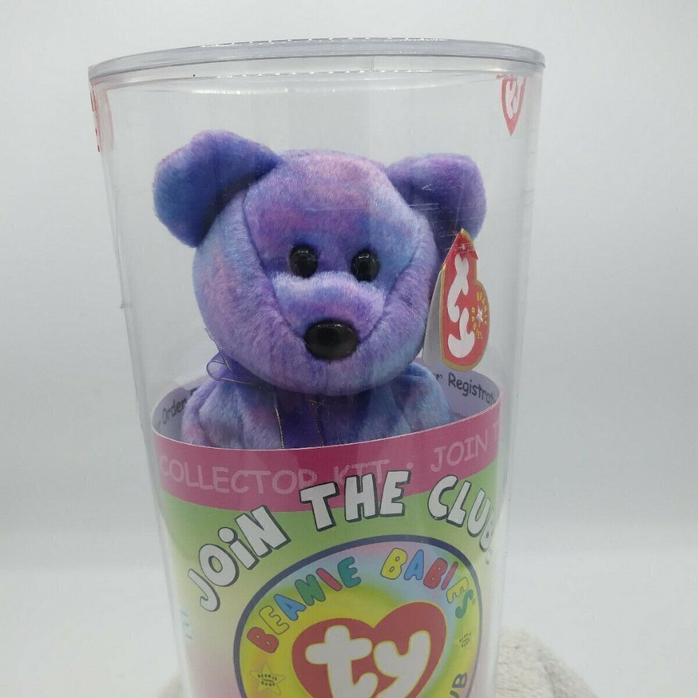 TY Beanie Baby Collector's Club Bear - Clubby IV - Retired - Factory Sealed